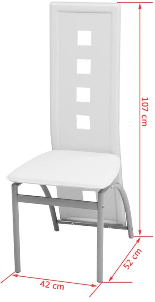 Conjunto de jantar 5 pcs branco