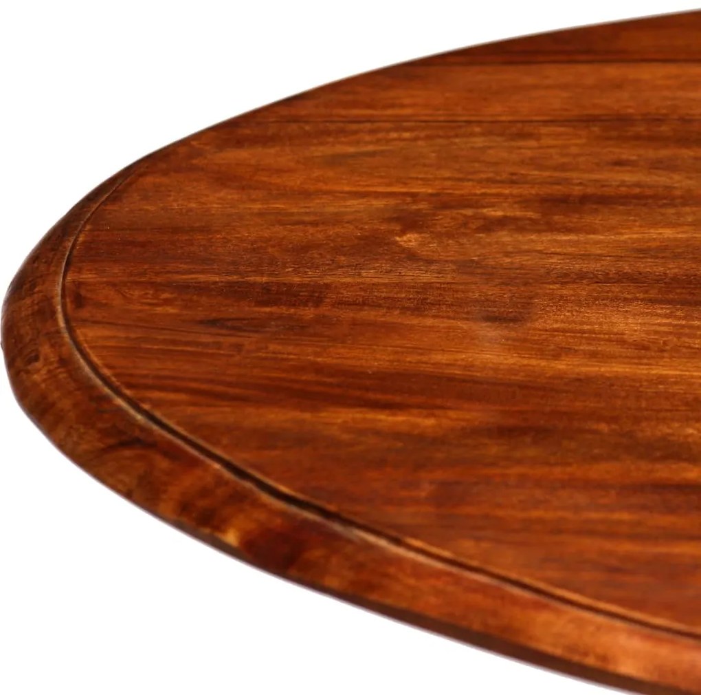 Conjunto de mesa de jantar 5 pcs madeira de acácia maciça