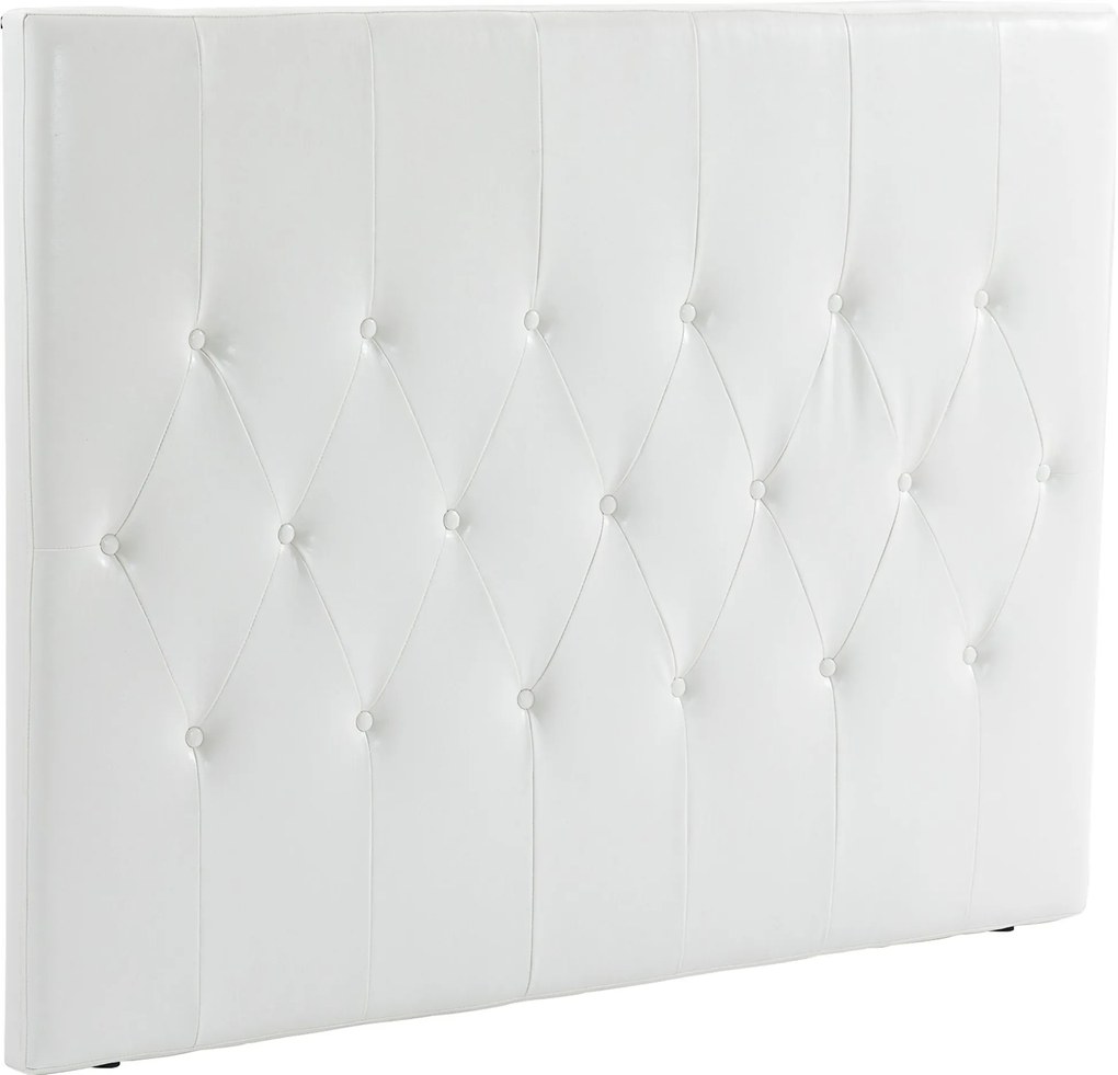 HOMCOM Cabeceira de Cama 160cm Cabeceira de Cama Estofada em Linho e Acolchoada 2 Formas de Uso 160x7x120cm Branco | Aosom Portugal