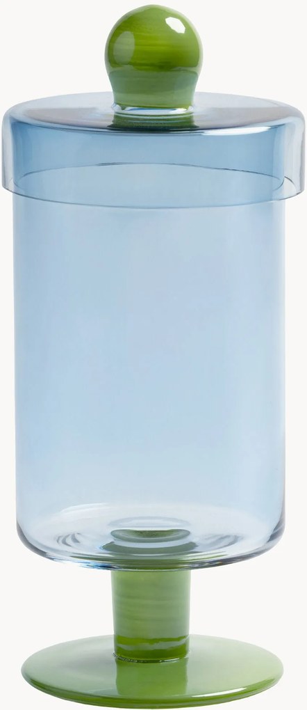 Pote de vidro artesanal Duo