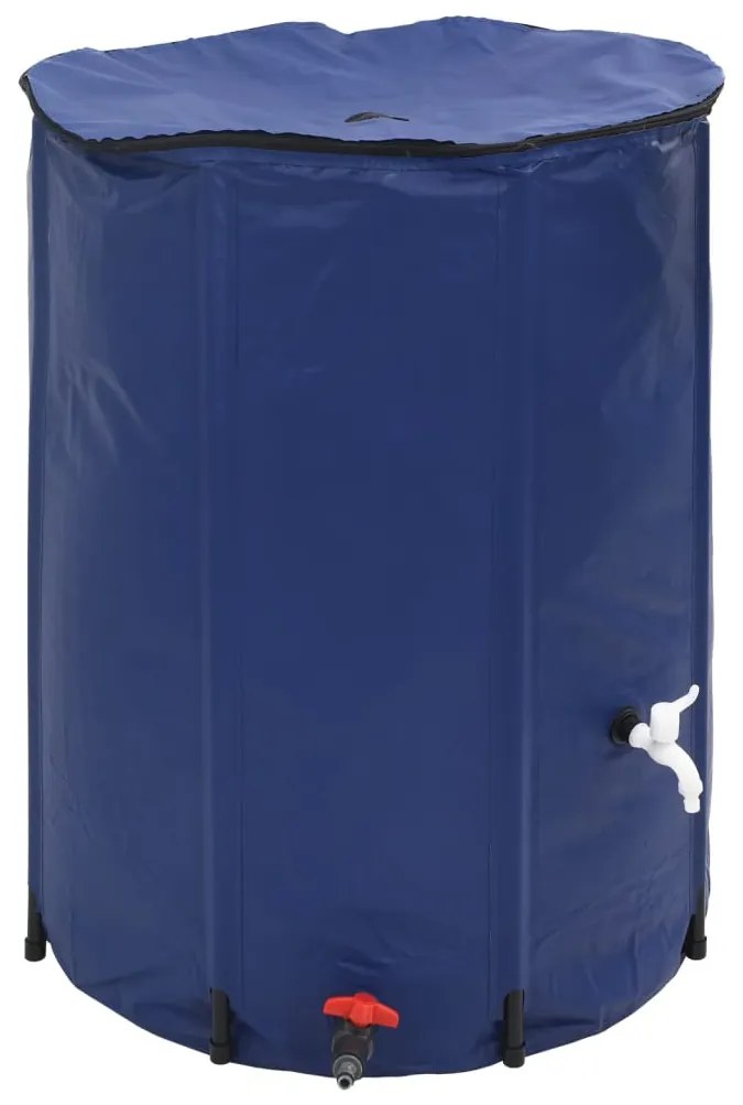 Depósito de água dobrável com torneira 750 L PVC