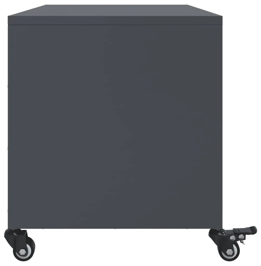 Móvel de TV 68x39x43,5 cm aço antracite