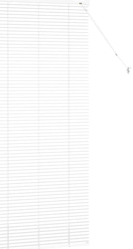 Persiana de Janela com cortinas Outros Manual Branco 80 x 130 cm Alumí