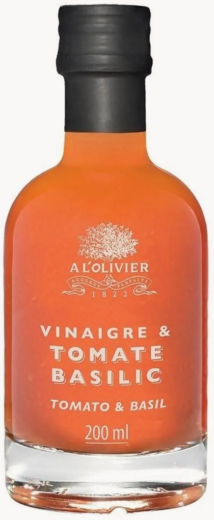Vinagre de tomate e manjericão
