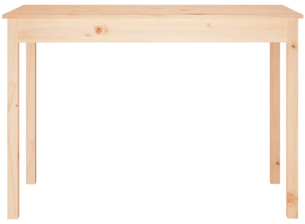 Mesa de jantar 110x55x75 cm madeira de pinho maciça