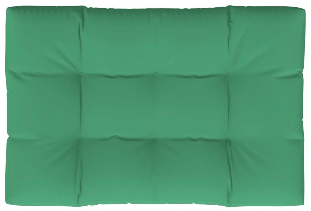 Almofadão para sofá de paletes 120x80x12 cm tecido verde