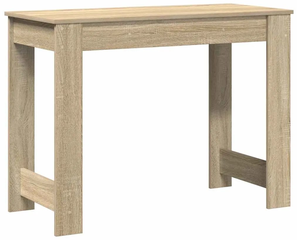 Secretária 100x45x75 cm contraplacado carvalho sonoma