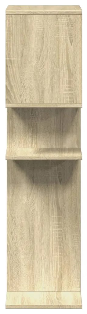 Estante divisória 92x29x112cm derivados madeira carvalho sonoma