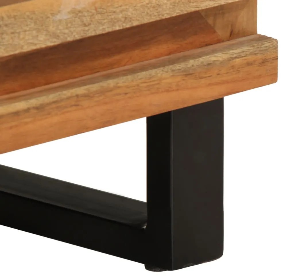 Mesa de cabeceira 50x34x62 cm madeira de acácia maciça