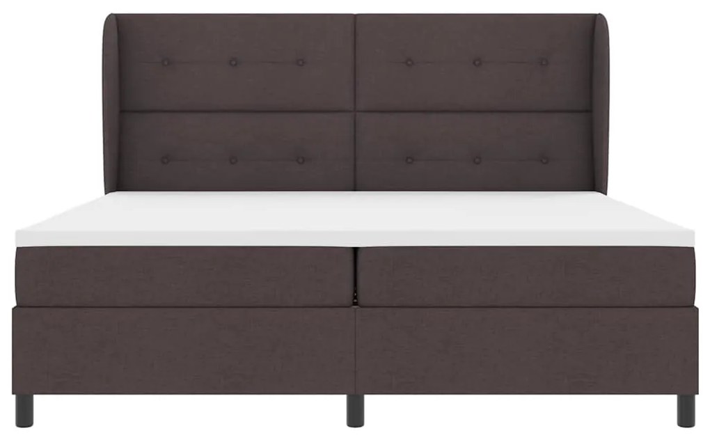 Cama Box com Colchão em Castanho, 200x200 cm