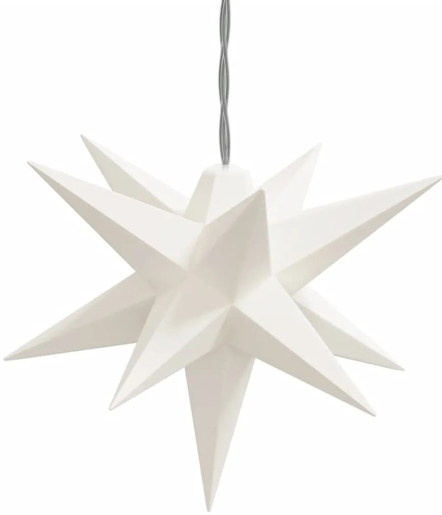 Luzes de Natal 10 LEDs 10 cm branco