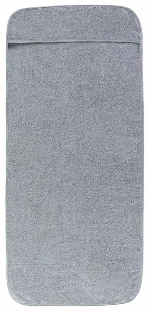 Toalhas de praia 2 pcs 75x200 cm tecido 400 GSM cinzento