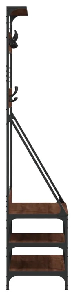Conjunto de Entrada - Bengaleiro c/ arrumação calçado 80x40x184 cm car