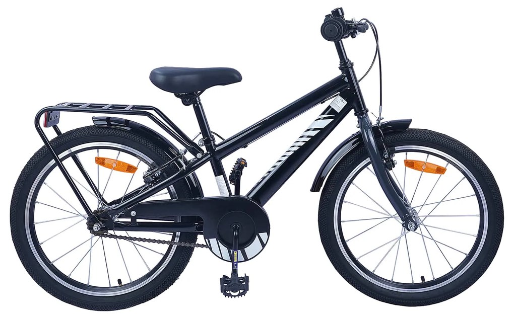 vidaXL Bicicleta Infantil 20 Polegadas para 6-11 Anos Preto