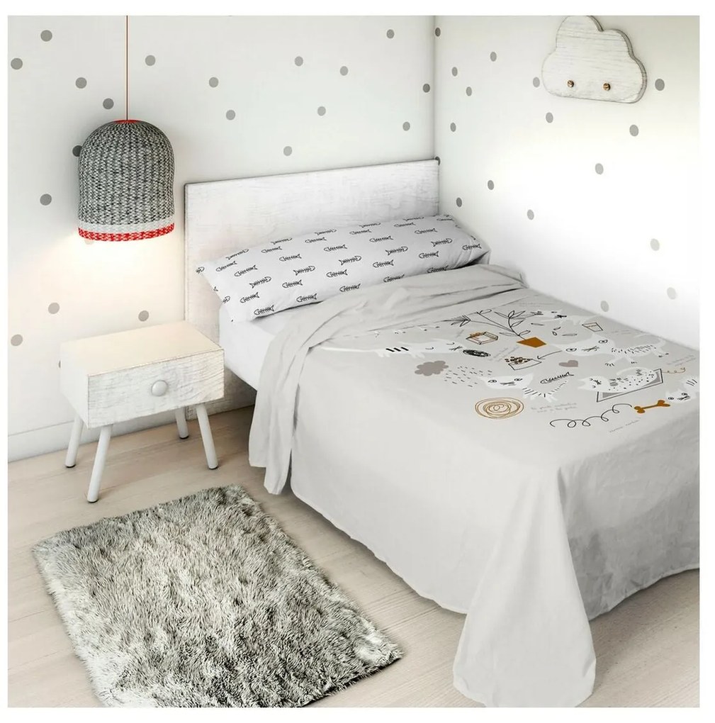 Lençol de cima Panzup Gatos 2 210 x 270 cm (Casal)
