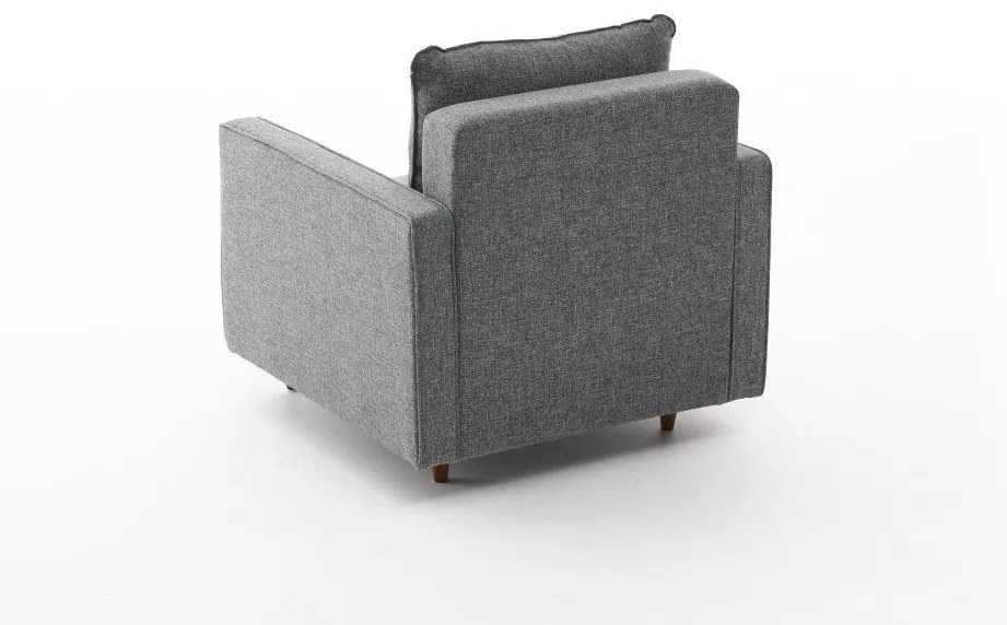 Sofá de 1 Lugar Eva – Cinzento – 85x82x90 cm