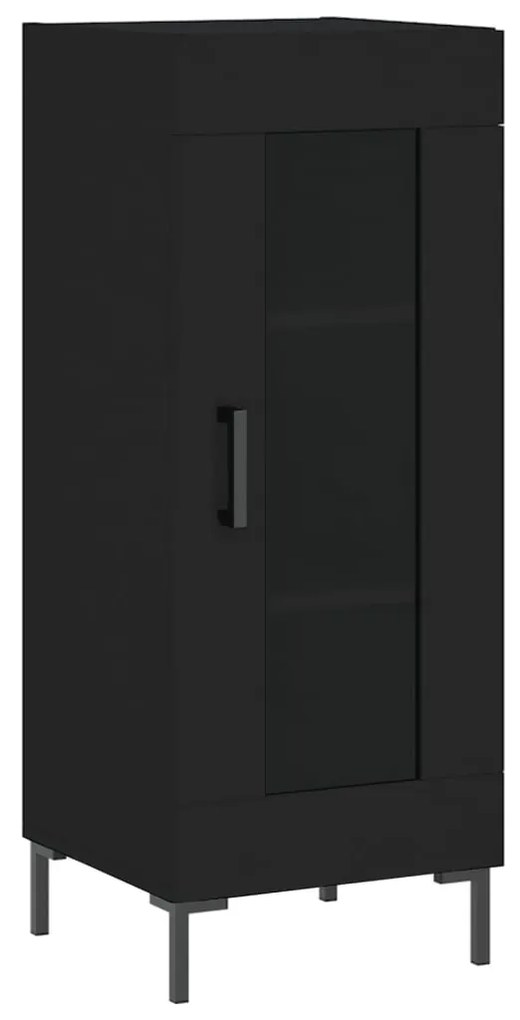 Vitrine Brenna de 180 cm - Preto - Design Nórdico