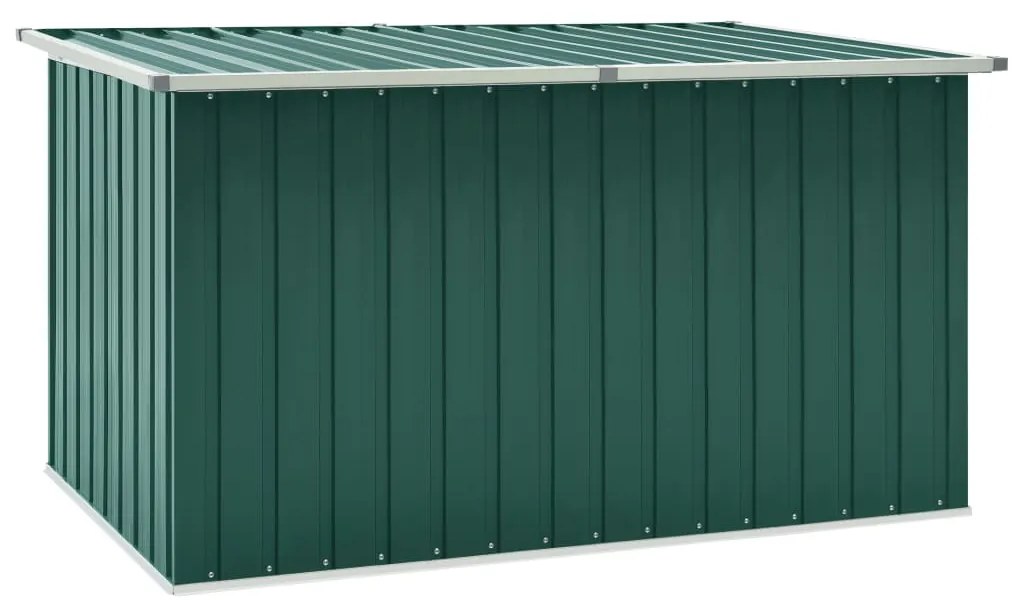 46269 vidaXL Caixa de arrumação para jardim 171x99x93 cm verde