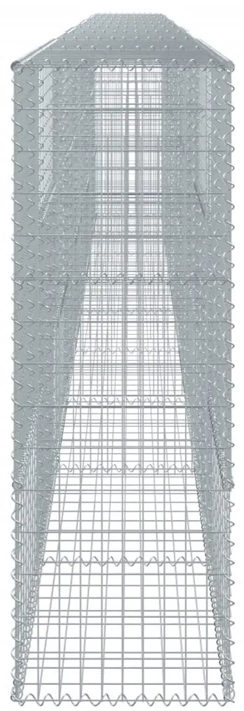 Cesto gabião com cobertura 900x50x150 cm ferro galvanizado
