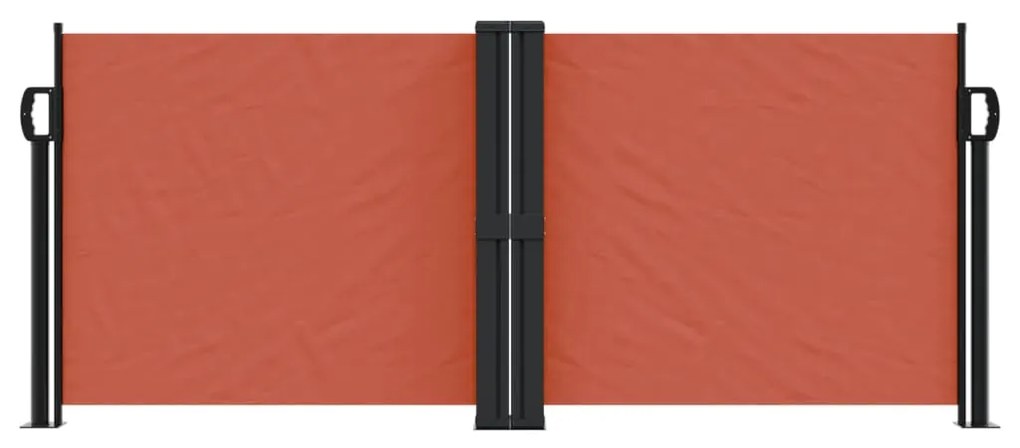 Toldo lateral retrátil 100x600 cm terracotta