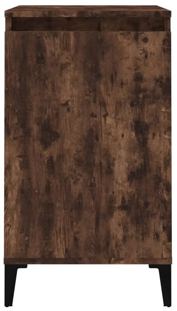 Mesa cabeceira 40x35x70 cm derivados madeira carvalho fumado
