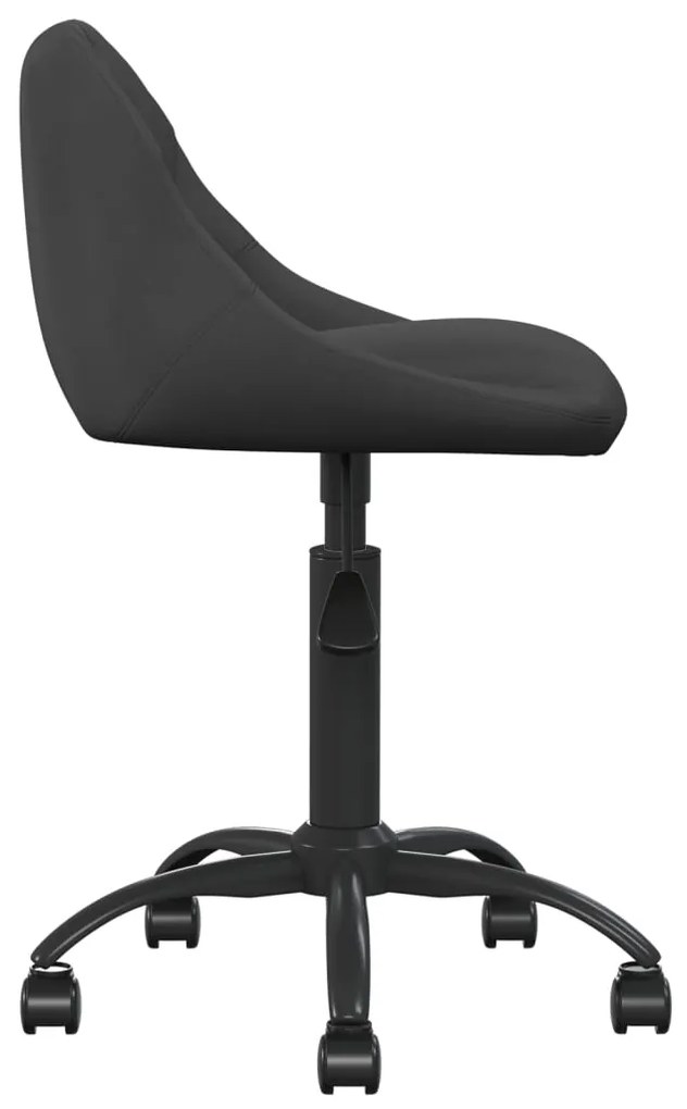 Cadeira de jantar veludo preto