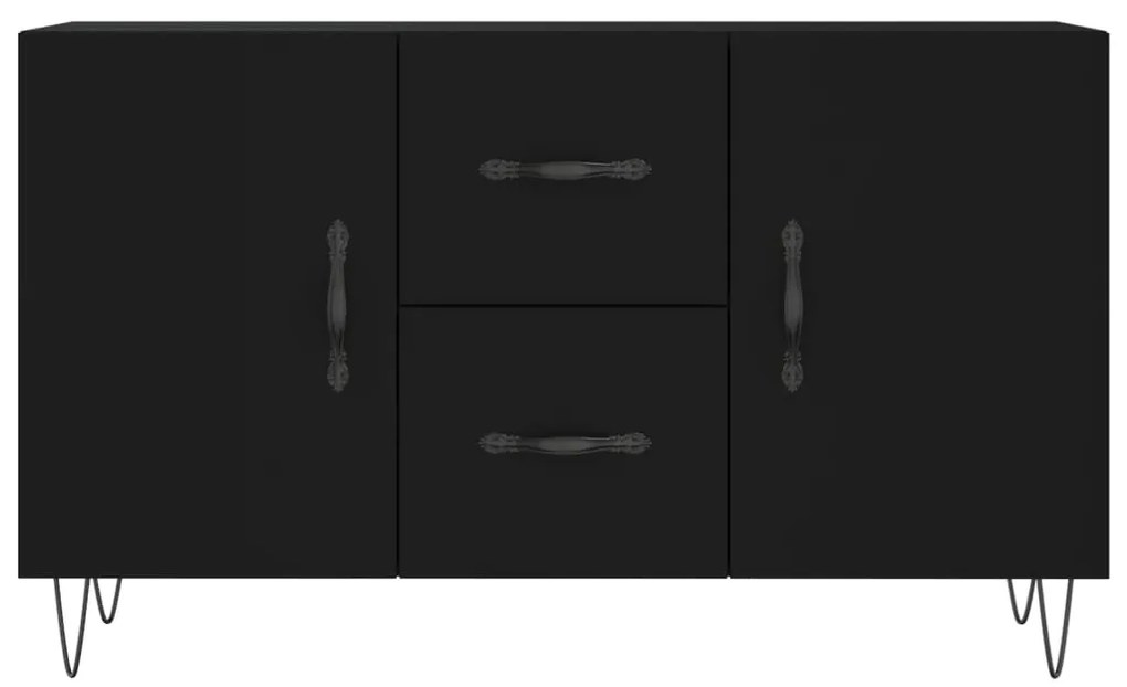 Aparador 100x36x60 cm derivados de madeira preto