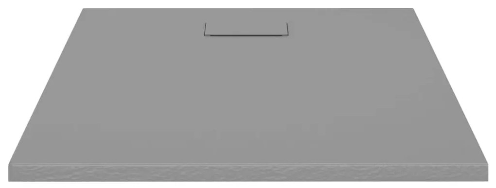 Base de chuveiro SMC 100x80 cm cinzento