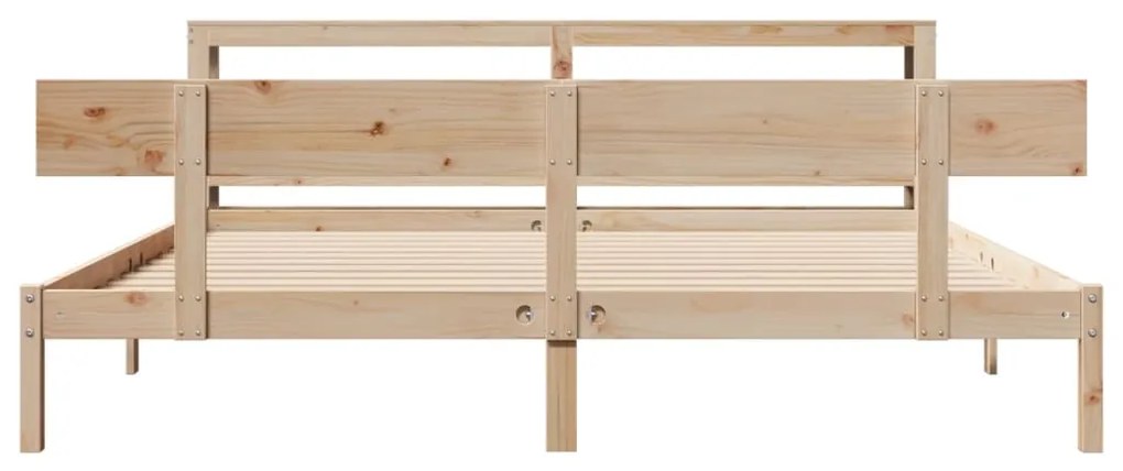 Cama sem colchão 180x200 cm madeira de pinho maciça