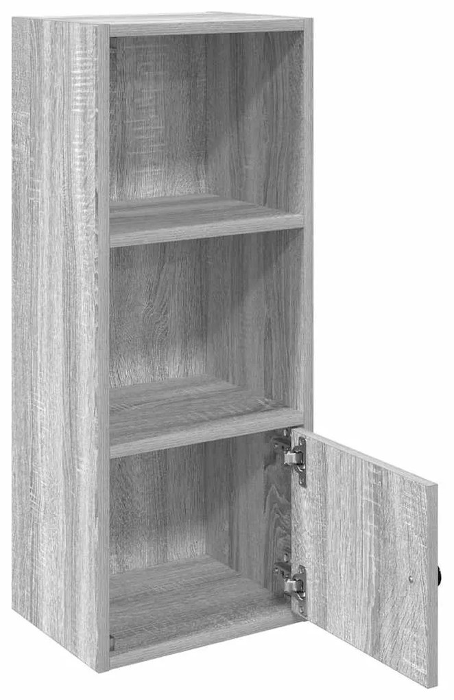 Estante 31x24x77 cm derivados de madeira cinzento sonoma