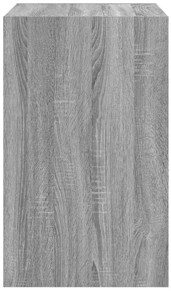 Sapateira 60x42x69 cm derivados de madeira cinzento sonoma