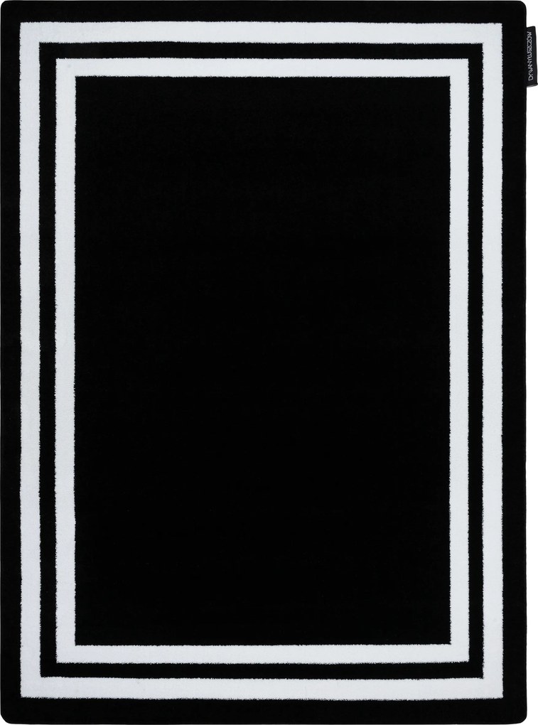 Tapete HAMPTON quadro preto - PRODUTO DE SEGUNDA GRAU