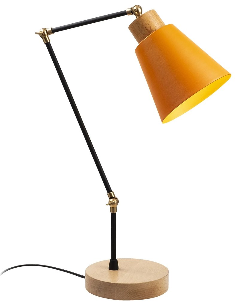 Candeeiro de Mesa Manavgat – Laranja – Diâmetro: 14 cm, Altura: 52 cm