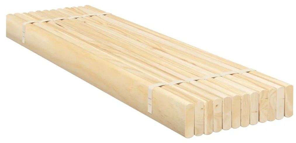 Ripas para estrado de cama 90x200 cm madeira de pinho maciça