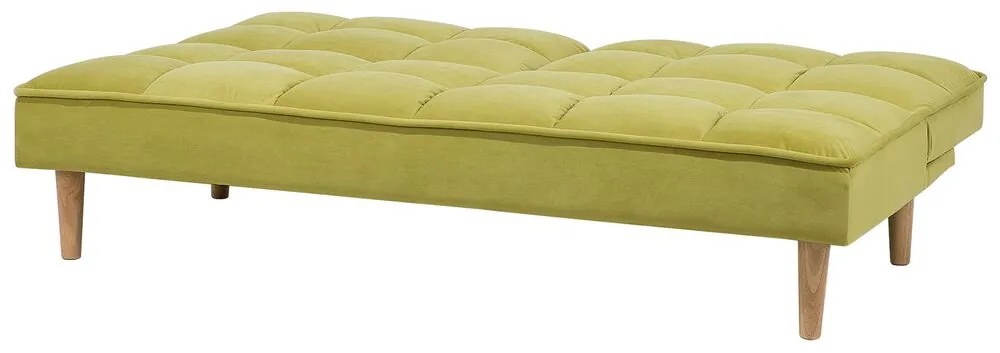 Sofá-cama verde SILJAN Beliani