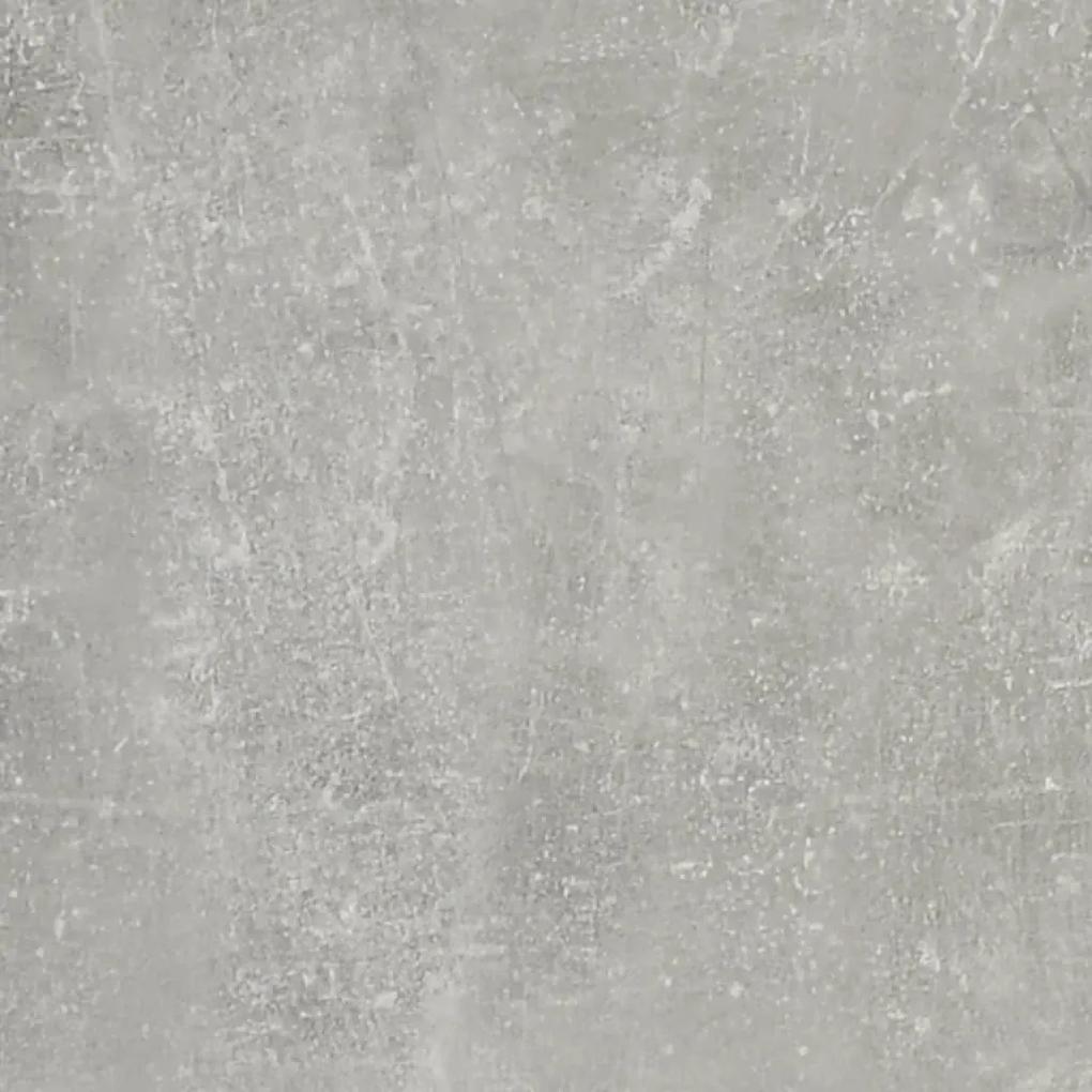 Mesas de cabeceira de parede 2 pcs 50x36x40 cm cinzento cimento