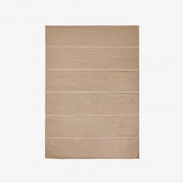 Alfombra Retangular Em Lã E Algodão Iratxe 230x160 Cm - Sklum