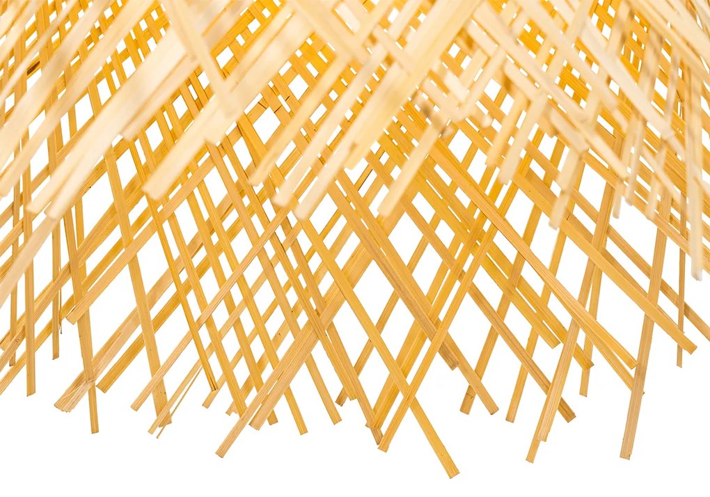 Candeeiro de teto exterior oriental bambu IP44 - Carlos Oriental