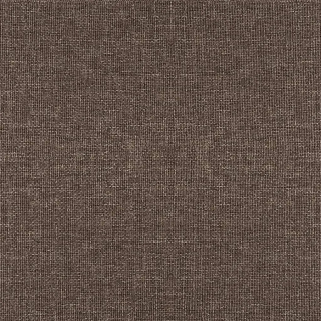 Cadeiras de jantar giratórias 4 pcs tecido cinzento-acastanhado
