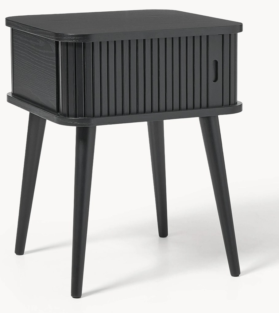 Mesa de cabeceira de madeira Barbier
