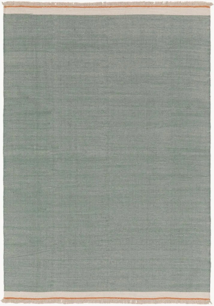 Tapete em lã artesanal de pelo curto Karla