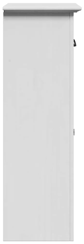Armário de casa de banho BODO 44x30x90 cm branco