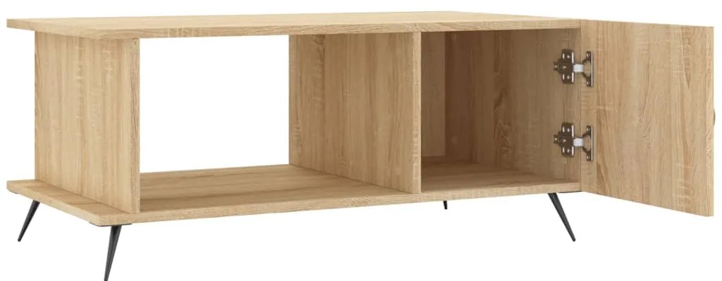 Mesa de centro 90x50x40 madeira processada carvalho sonoma