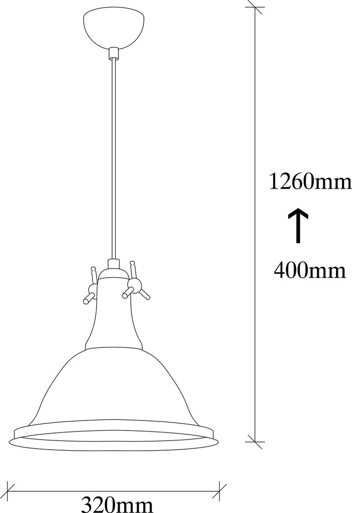 Chandelier Saglam – Ouro – 32 cm