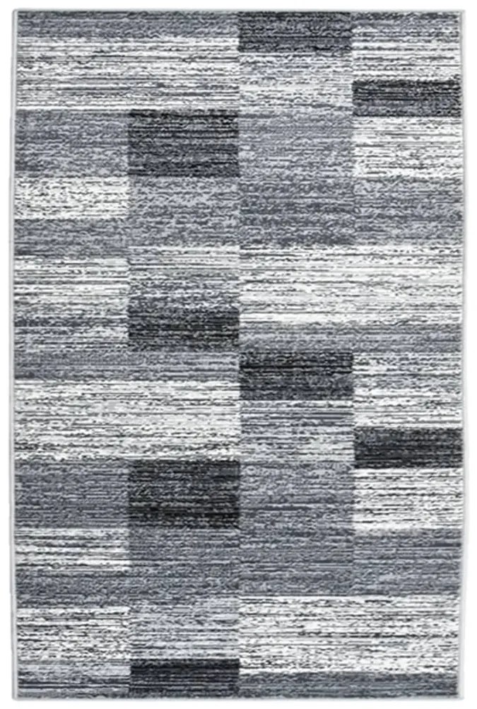 vidaXL Passadeira 100x150 cm polipropileno cinzento
