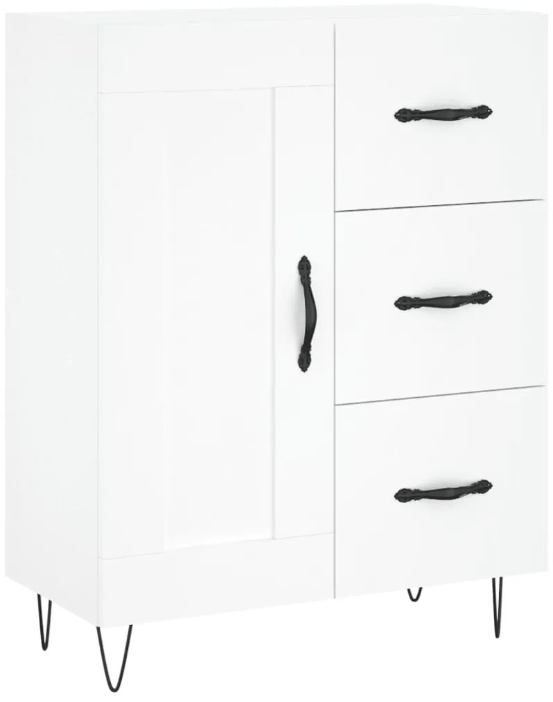 Armário alto 69,5x34x180 cm derivados de madeira branco