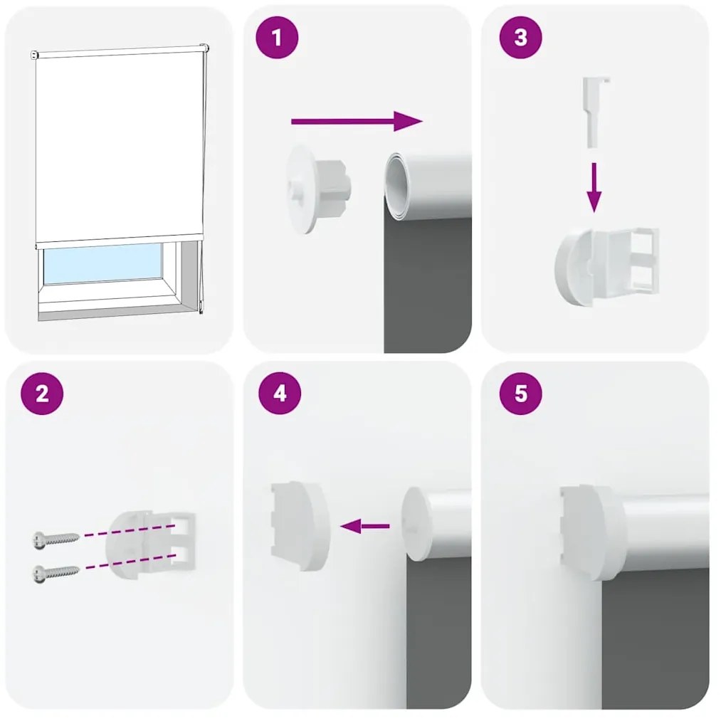 Persiana de enrolar 145x130 cm largura tecido 141,6cm poliéster