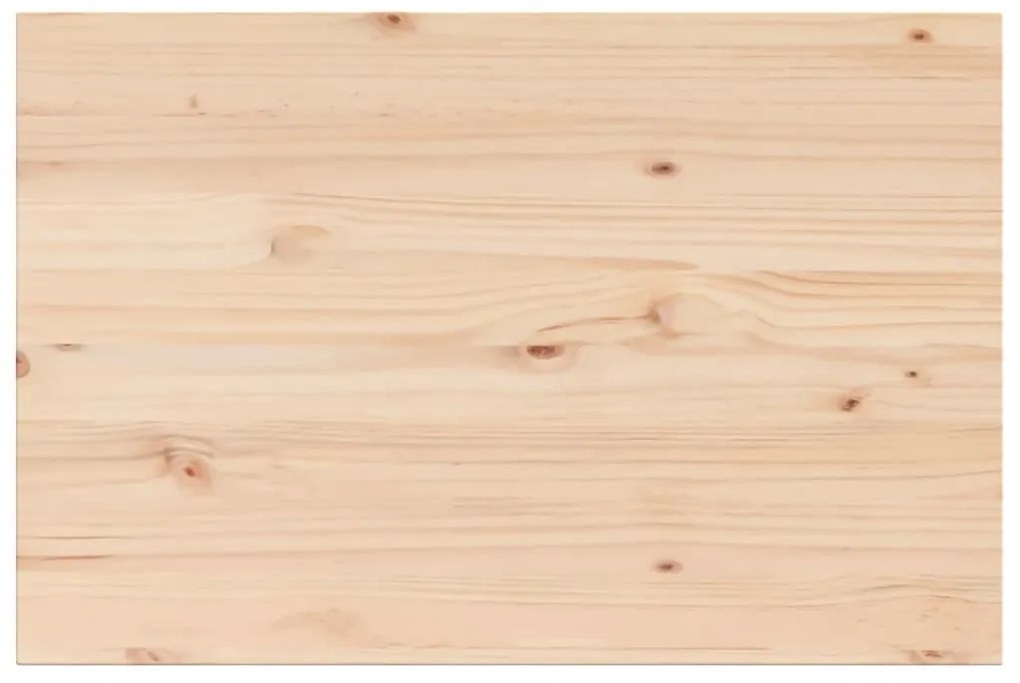 Tampos de mesa retangulares 3 pcs 80x53x2,5 cm pinho maciço