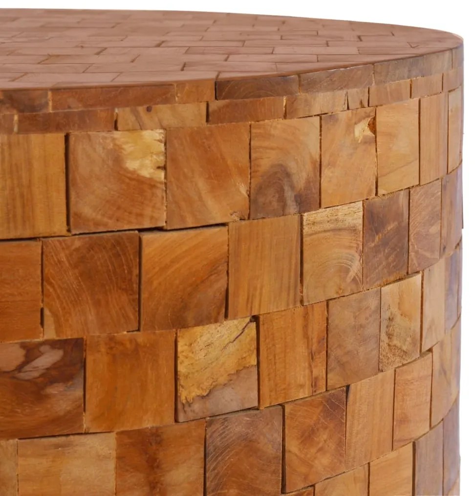 Mesa de centro 60x60x35cm madeira de teca maciça
