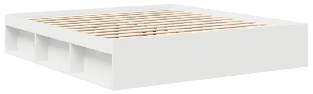 Estrutura de cama super king size 180x200 cm branco